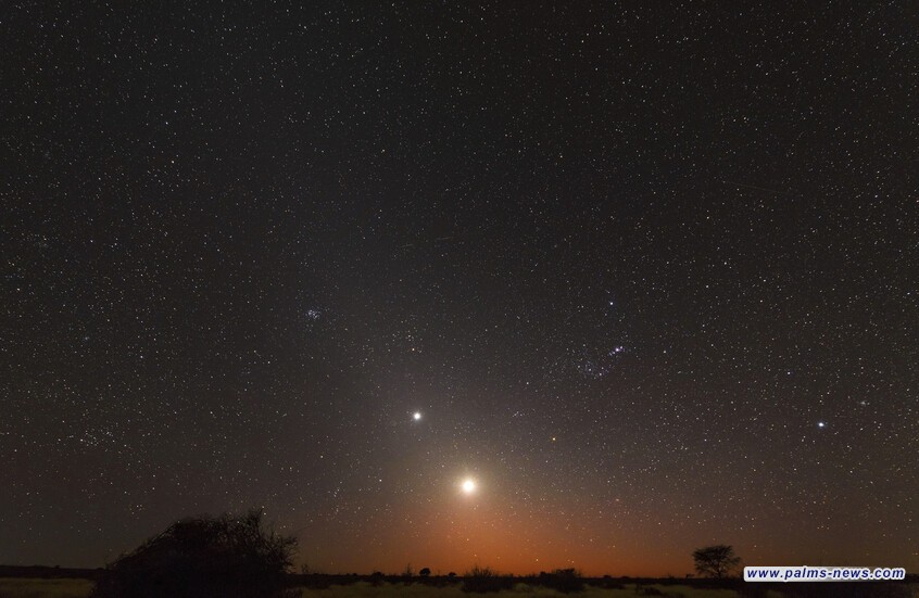 ظاهرة فلكية مبهرة .. "توأم الأرض الشرير" يظهر كقوس قزح ناري في سماء الليل